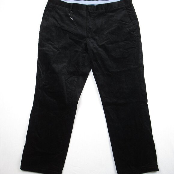 Polo Ralph Lauren Corduroy Pants Men's Size 40 x 32 Black Flat Front Classic Fit - Picture 3 of 13